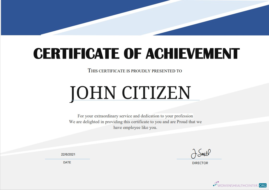 Download USA Employee Thank You Achievement cert Photoshop template